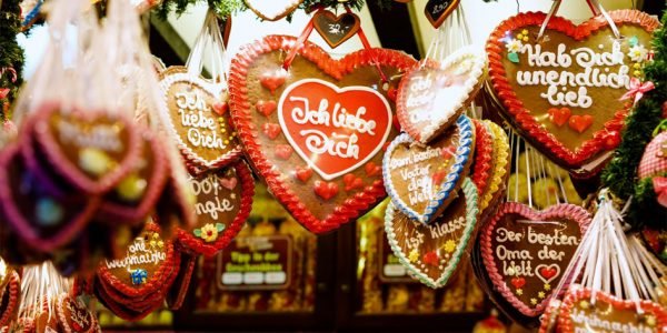 chocolade harten Kerstmarkt Munster